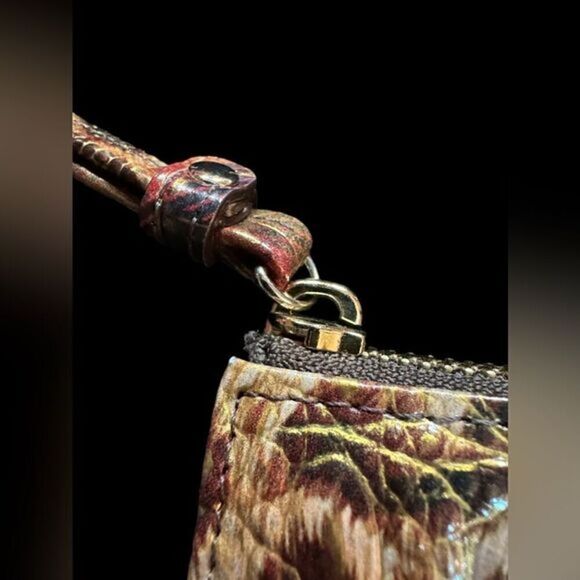 Outstanding BRAHMIN Corie wallet/wristlet Tartan Animal Melbourne excellent cond - Picture 8 of 13